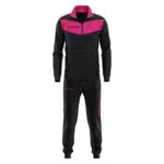 Givova Visa Fluo Tuta da Ginnastica, Nero/Fuxia, XL