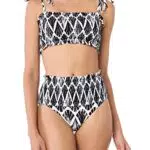 Goldenpoint Bikini Donna Costume Reggiseno a Fascia Serie Shells