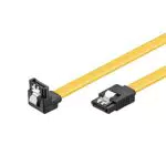 Goobay 95020 Cavo dati S-ATA per HDD, SDD, 6 Gbit Spina SATA tipo L a spina SATA tipo L ad angolo di 90°