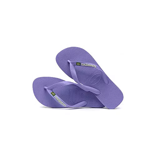 Havaianas Brasil Logo, Infradito Unisex-Adulto, Purple Paisley