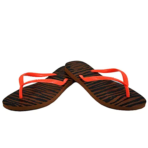 Havaianas Slim Animals, Flip flops Donna, Rust Orange