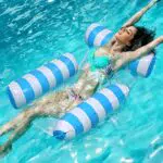 heuchaey Letto Galleggiante Gonfiabile, Amaca Gonfiabile 4 in 1