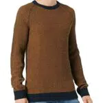 Jack & Jones Jjpannel Knit Crew Neck Pre Felpa, Gomma/Dettaglio: Plaited Navy Blazer