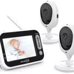 JSLBtech Baby Monitor Videocamera con Schermo LCD da 4