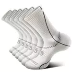 KEMISANT Calzini da Uomo 3/6 Paia, Calzini Sportivi da Corsa da Uomo a Compressione Con Suola Completamente Ammortizzata