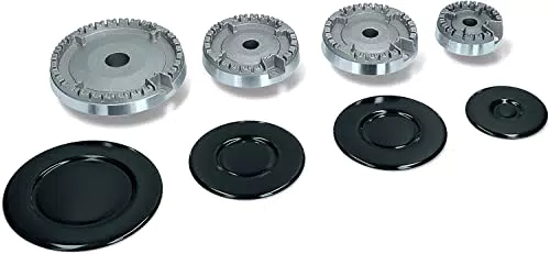 KIT 8PZ BRUCIATORI E PIATTELLI ARISTON INDESIT - NARDI DOPPIO FORO MOD. TQ740ES