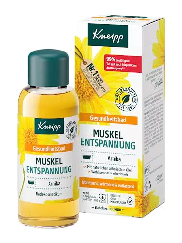 Kneipp, Olio da bagno all'arnica, con proprietà benefiche per muscoli e articolazioni