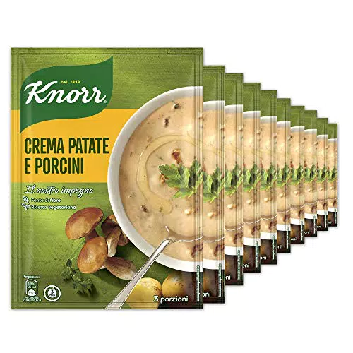 Knorr Crema con Patate e Funghi, Piatti Pronti Knorr con Ingredienti Naturali