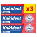 Kukident Complete Crema Adesiva, Colla per Denti per Dentiere Totali e Parziali