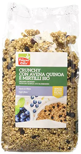 La Finestra Sul Cielo Crunchy con Avena Quinoa e Mirtilli Bio