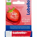 Labello Strawberry Shine Burrocacao labbra 5.50 ml, Balsamo labbra colorato e nutriente all'aroma di fragola