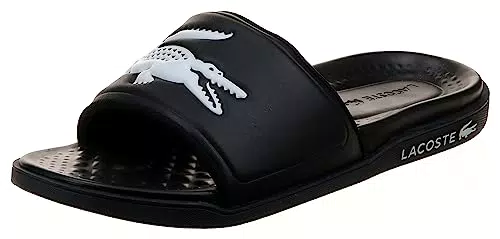 Lacoste 43CMA0020, Ciabatte e Sandali Uomo, Blk/Wht
