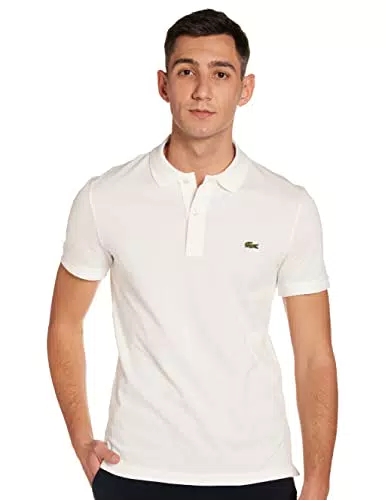 Lacoste Ph4012, Polo Uomo, Bianco, L