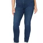 Lee Classic Straight Plus Jeans Donna, Blu, 48IT()