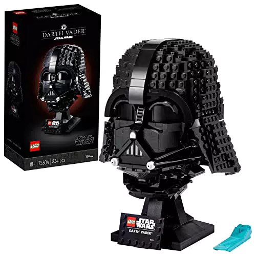 LEGO 75304 Star Wars Casco di Darth Vader, Modellino da Costruire Fai da Te in Mattoncini per Adulti