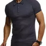 Leif Nelson LN7310 - Polo estiva da uomo, con colletto
