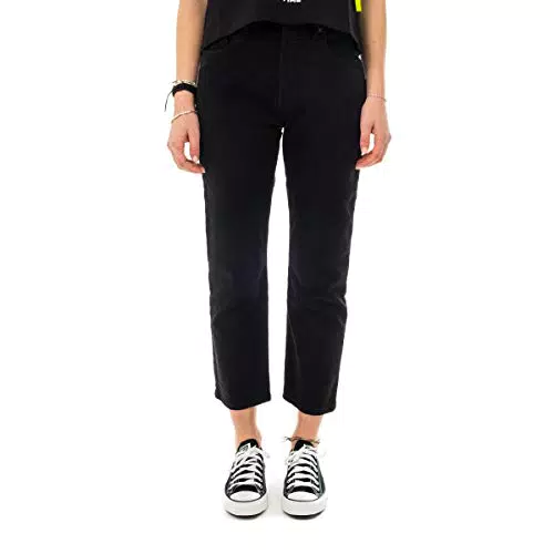 Levi's 501 Crop Black Sprout, Jeans Donna, Black Heart