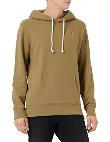 Levi's Felpa con Cappuccio Originale, Martini Olive
