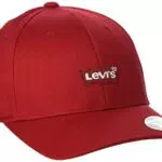 Levi's Mid Batwing Flexfit Cappellopello, Rosso, Unica Uomo