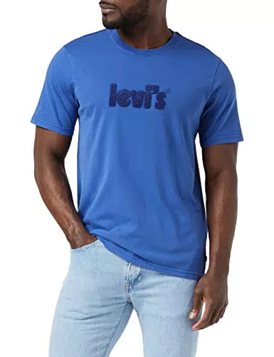 Levi's Ss Relaxed Fit Tee Poster Logo Gd Surf, T-shirt Uomo