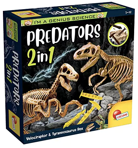 Liscianigiochi- I'm a Genius Predators 2 in 1, 95421