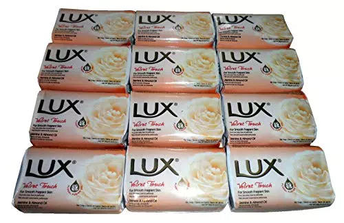 Lux Velvet Touch, 12 saponette per profumare al gelsomino e olio di mandorle