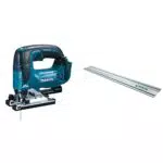 Makita DJV182Z - Caladora 18V litio BL + Makita 194368-5 - Guia de carril de 1.4 m para sierras circulares y de incision