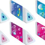 Maped 119512 Gomme Cosmic Kids Pyramide in Blister 3 pezzi