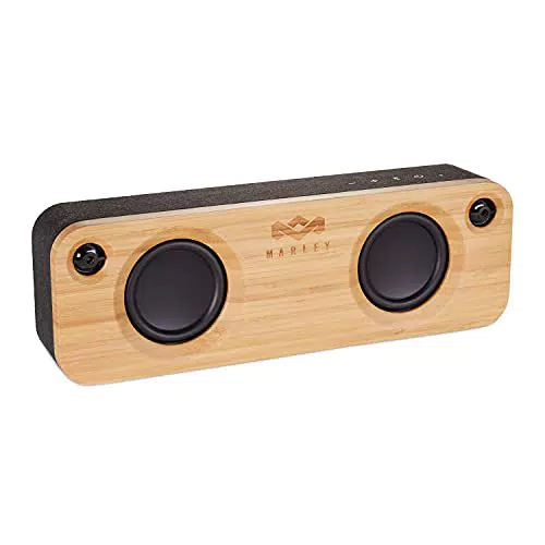 Marley Get Together Cassa Bluetooth Portatili, Altoparlante Portatile in Bambù Sostenibile