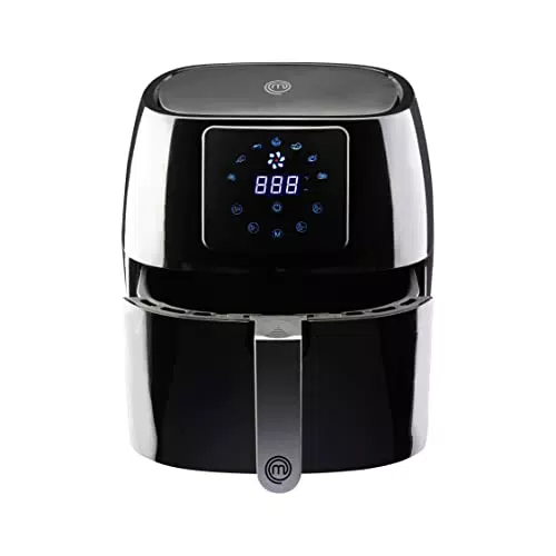 MasterChef Friggitrice Ad Aria 4, 5 Litri, Air Fryer Calda 1400W