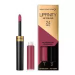 Max Factor Lipfinity Lip Colour, Rossetto Lunga Durata e Gloss Idratante con Applicazione Bifase