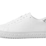 Michael Kors Grove Lace UP, Sneaker Donna, Bianco Ottico