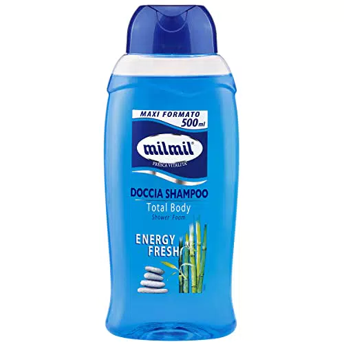 Milmil Doccia Shampoo Total Body, Fragranza Energy Fresh