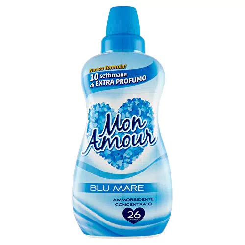 Mon Amour Ammorbidente Blu Mare, 26 Lavaggi, 650 ml