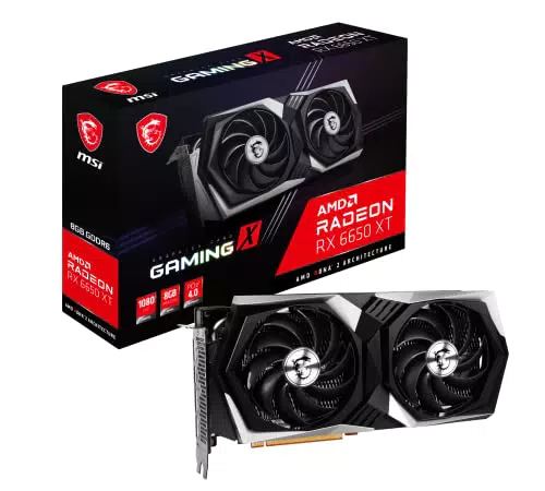 MSI Radeon RX 6650 XT GAMING X 8G Scheda grafica gaming - 8GB GDDR6