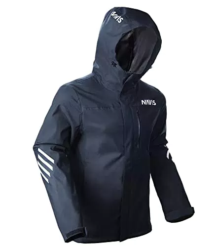 Navis Marine Giacca Outdoor Uomo Giacca Antipioggia Donna Impermeabile Antivento Sport Giacca Morbida per Arrampicata Backcountry Sci Escursionismo