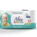 Nice - Salviette Detergenti per Bambini e Neonati - Con Camomilla e Glicerina - Profumazione Delicata al Talco - Dermatologicamente Testate - Formato: 110 Salviette -