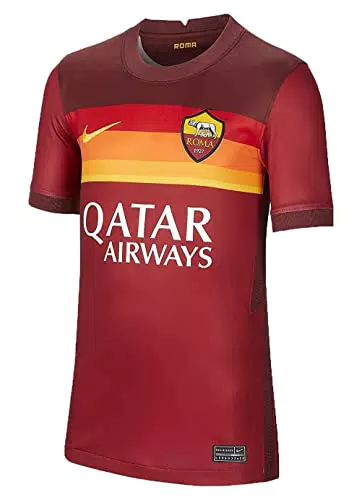 Nike Roma M NK BRT STAD JSY SS HM T-Shirt, Uomo, Team Crimson/Dark Team Red/