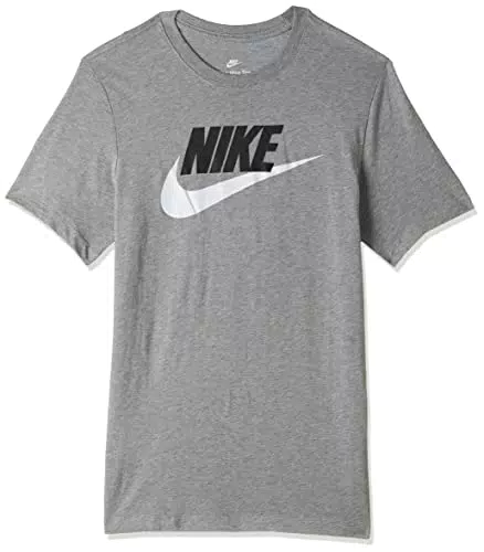 Nike Tee Icon Futura, Maglietta Uomo, Grigio, X-Large