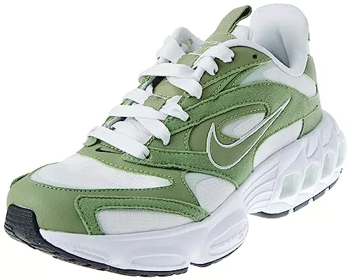 NIKE Zoom Air Fire, Sneaker Donna, Oil Green/Summit White-Light Silver
