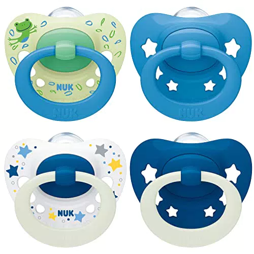 NUK Signature Day & Night ciuccio, 18-36 mesi, Calma il 95% dei bambini