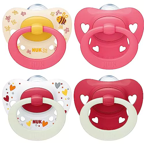 NUK Signature Day & Night ciuccio, 6-18 mesi, Calma il 95% dei bambini
