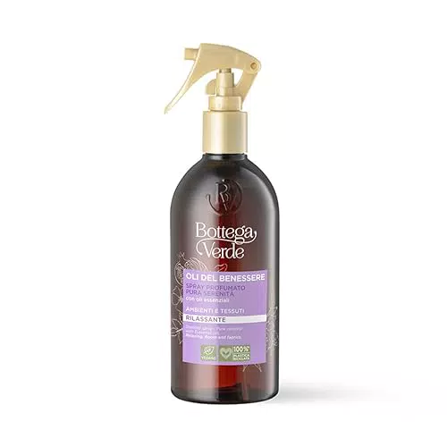 Oli del benessere - Spray profumato - pura serenità - con oli essenziali - ambienti e tessuti - rilassante