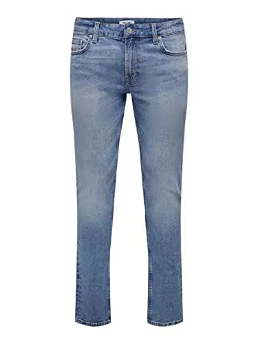 Only & Sons Onsloom L. Blue 4594 Jeans Vd Slim, Mix Blu Chiaro