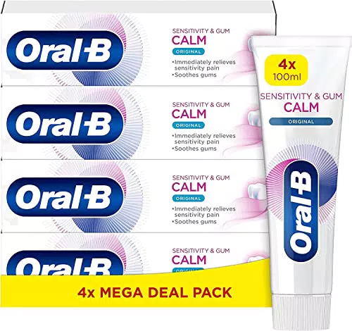 Oral B Dentifricio Sensitivity & Gum Calm, 4 pezzi