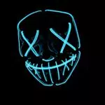 Original Cup, Maschera Luci LED, Maschera LED, L'incubo americano Purge American Nightmare