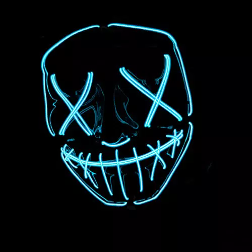 Original Cup, Maschera Luci LED, Maschera LED, L'incubo americano Purge American Nightmare