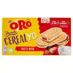 Oro Vitasnella, Cereal Yo con Frutti Rossi, Biscotti con Ripieno Morbido di Frutti Rossi e Yogurt