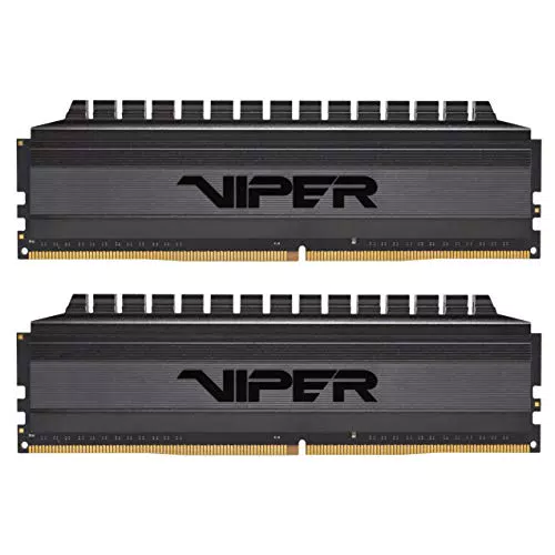 Patriot Viper Blackout RAM Series DDR4 16GB 4133MHz CL18 Kit di Memoria Gaming XMP 2.0 Nero
