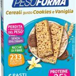 Pesoforma Barrette Cereali Croccanti gusto Cookies e Vaniglia